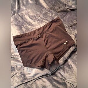 Black Nike track shorts